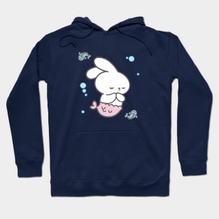 Dive into Dreamland: The Slumbering Cute Mer-Bunny Hoodie